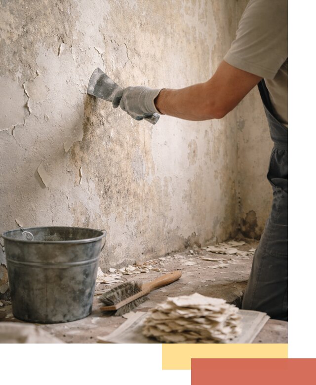 Удаление старой краски со стен в Сибае качественно и быстро