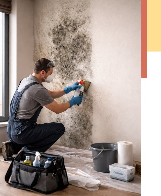 Удаление плесени со стен в Сибае от 2209 руб. — быстро и недорого | ОТДЕЛОЧНИК-Сба