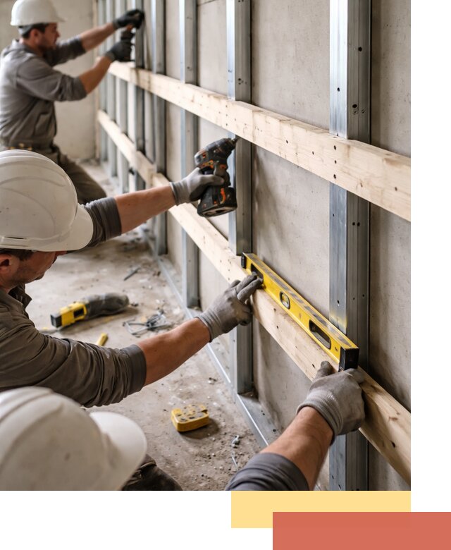 Устройство обрешетки под панели в Сибае