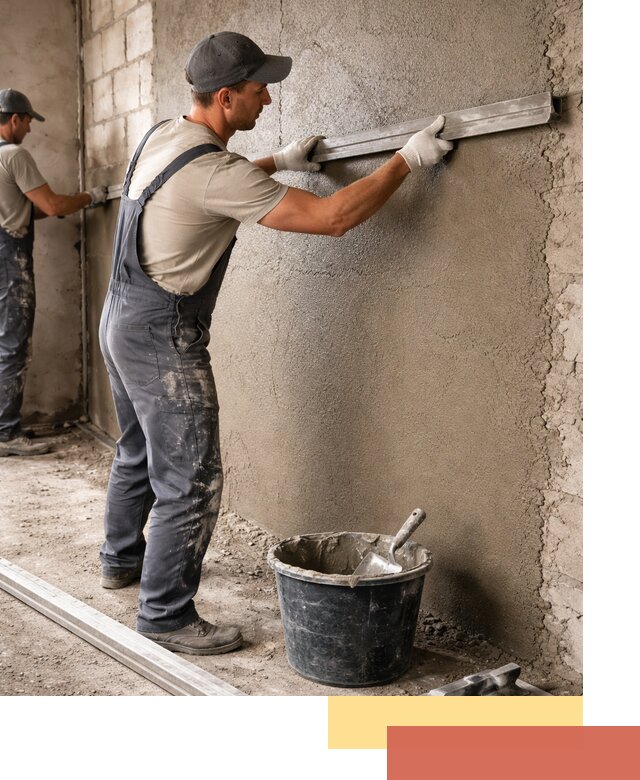 Штукатурка стен цементно-песчаная в Сибае профессионально