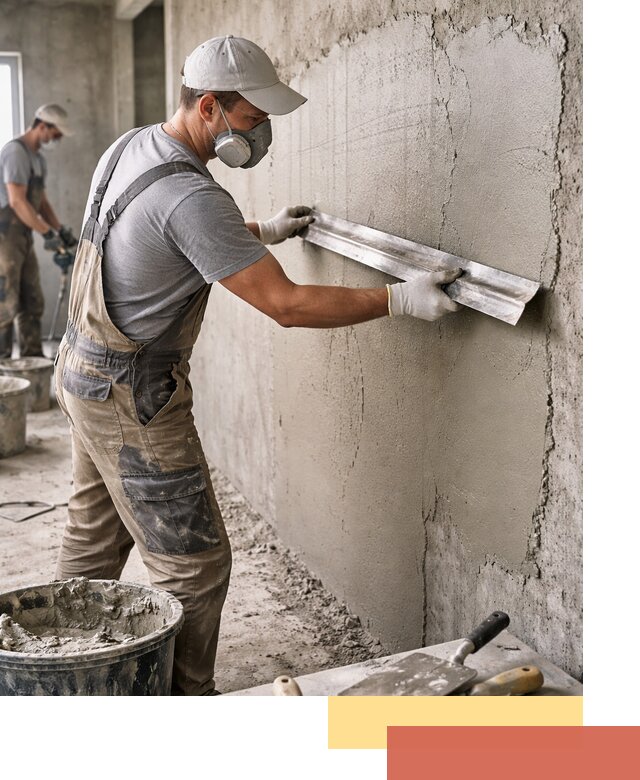 Штукатурка бетонных стен в Сибае качественно и долговечно