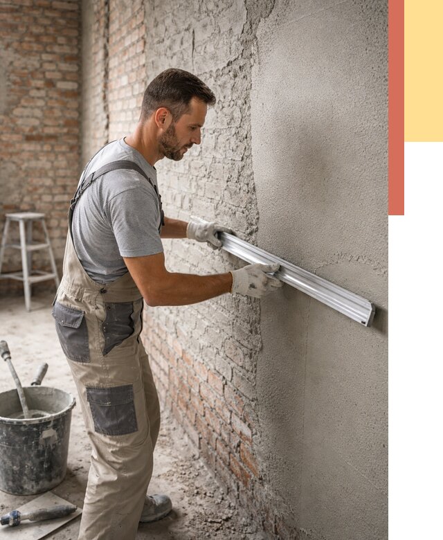 Штукатурка кирпичных стен в Сибае от 4624 руб/м2 — быстро и недорого | ОТДЕЛОЧНИК-Сба