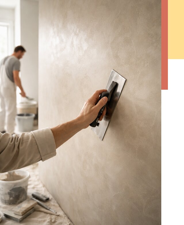 Венецианская штукатурка в Сибае от 3597 руб/м² — нанесение стен под ключ | ОТДЕЛОЧНИК-Сба