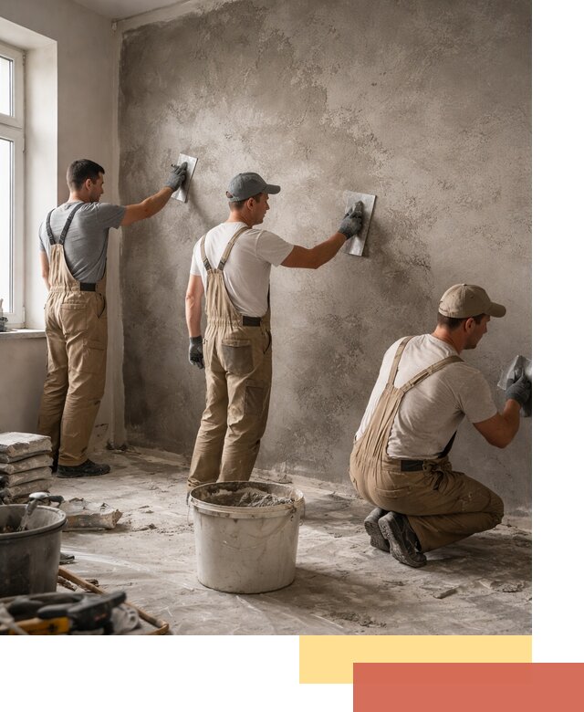 Декоративная штукатурка под бетон в Сибае для стен и потолков