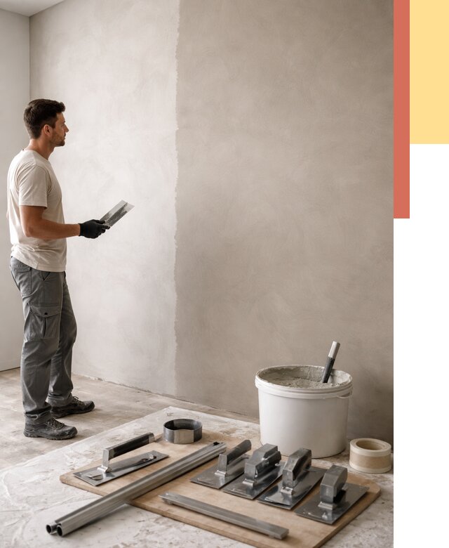 Нанесение микроцемента на стены в Сибае от 3288 руб./м2 под ключ | ОТДЕЛОЧНИК-Сба