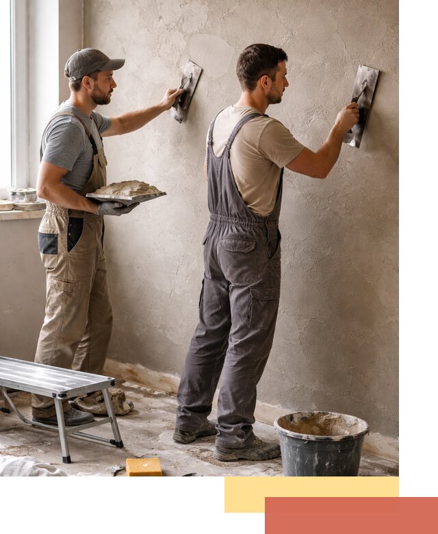 Ремонт декоративной штукатурки и восстановление фактуры в Сибае