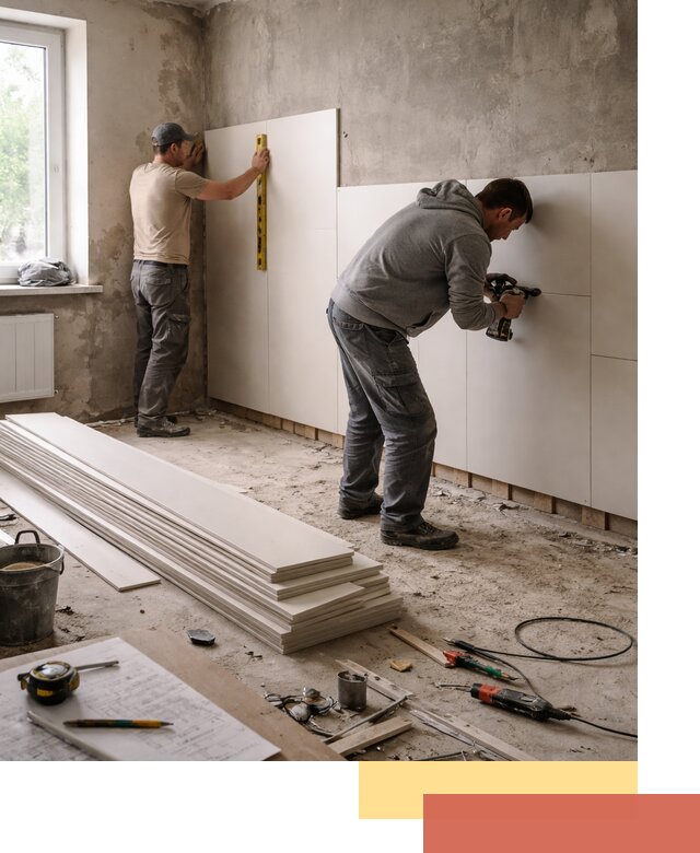 Монтаж ПВХ панелей на стены в Сибае качественно и быстро