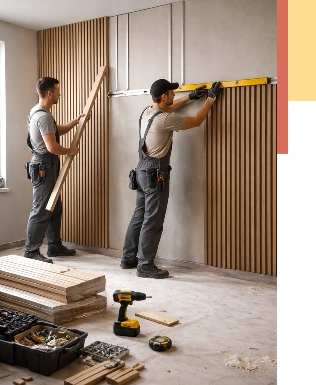 Монтаж реечных панелей на стены в Сибае от 1233 руб. — быстро и недорого | ОТДЕЛОЧНИК-Сба