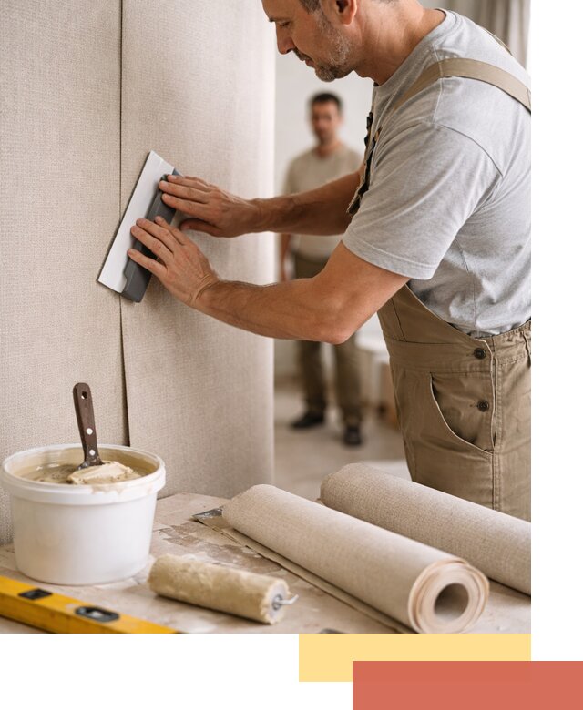 Поклейка текстильных обоев в Сибае профессионально и аккуратно