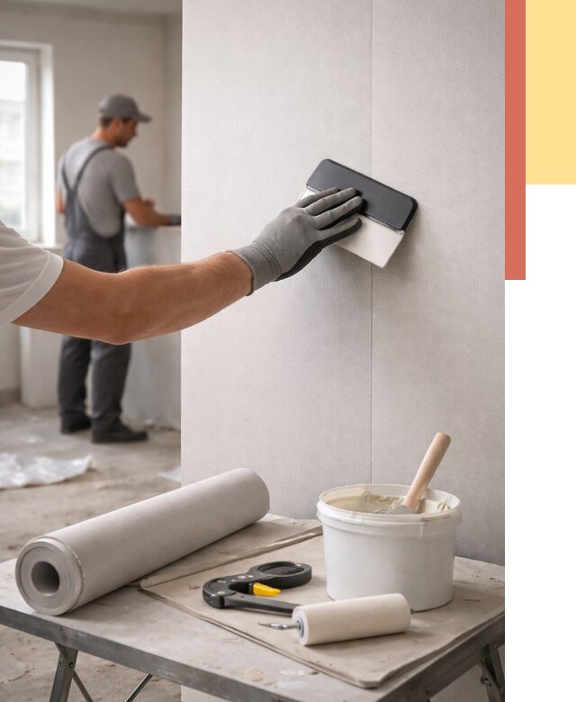 Поклейка обоев под покраску в Сибае от 3597 руб. за м2 | ОТДЕЛОЧНИК-Сба