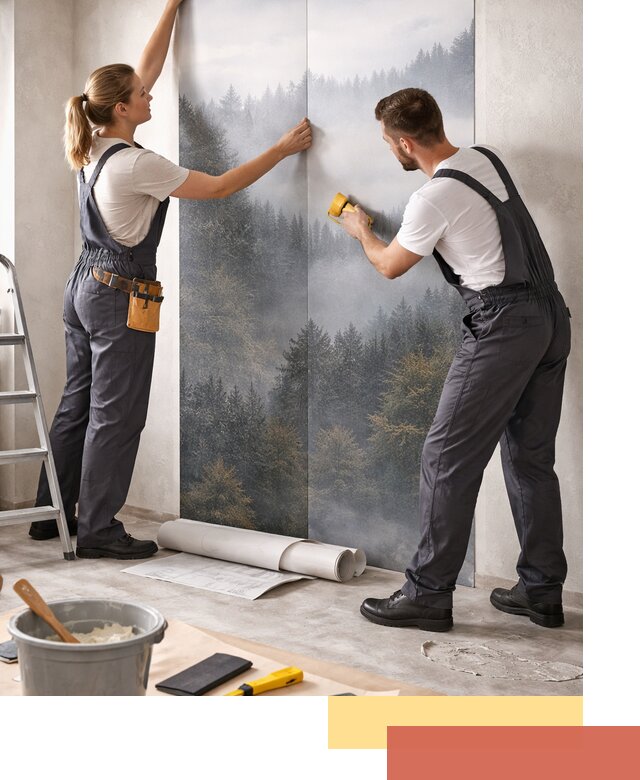 Поклейка фотообоев профессионально в Сибае под ключ