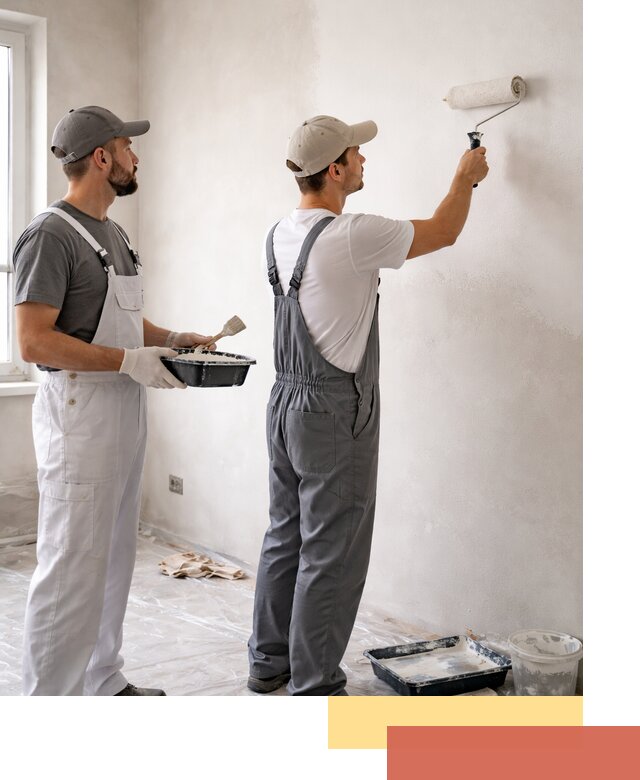 Покраска стен водоэмульсионной краской в Сибае