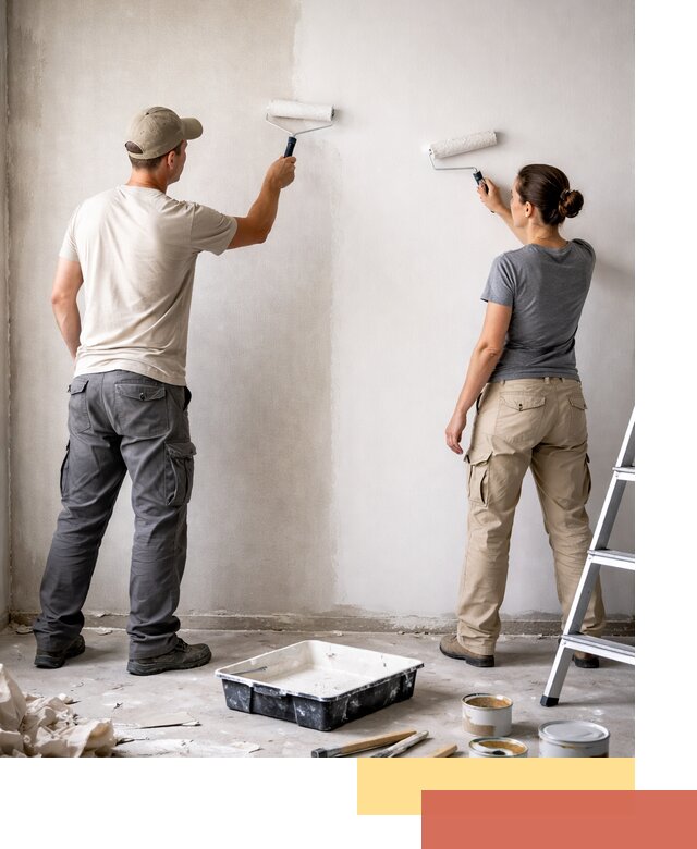 Окраска стен по стеклохолсту в Сибае качественно и долговечно