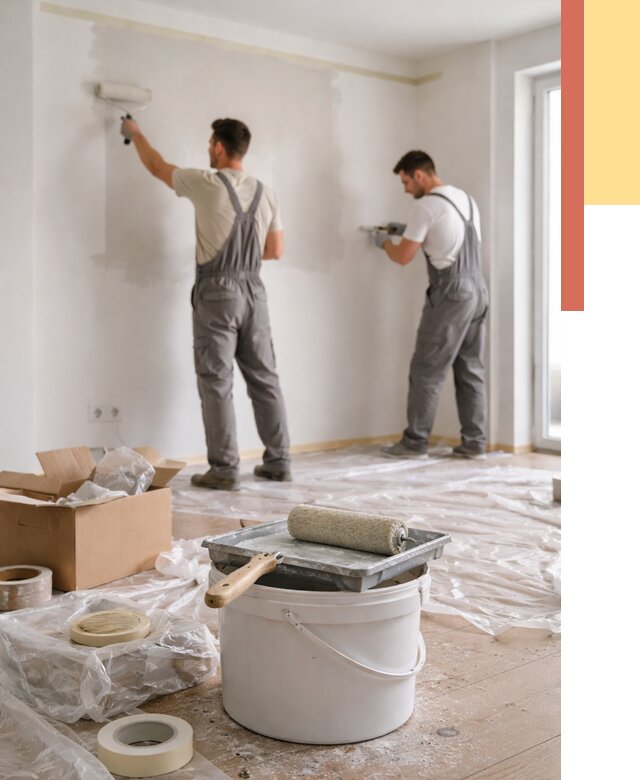 Покраска стен в квартире в Сибае от 2569 руб/м2 — быстро и недорого | ОТДЕЛОЧНИК-Сба