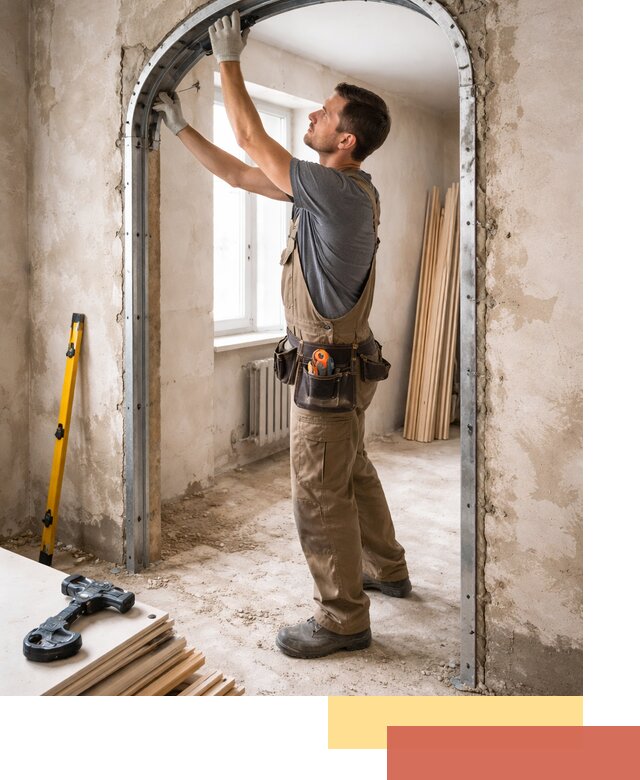 Устройство арочного проема в Сибае под ключ