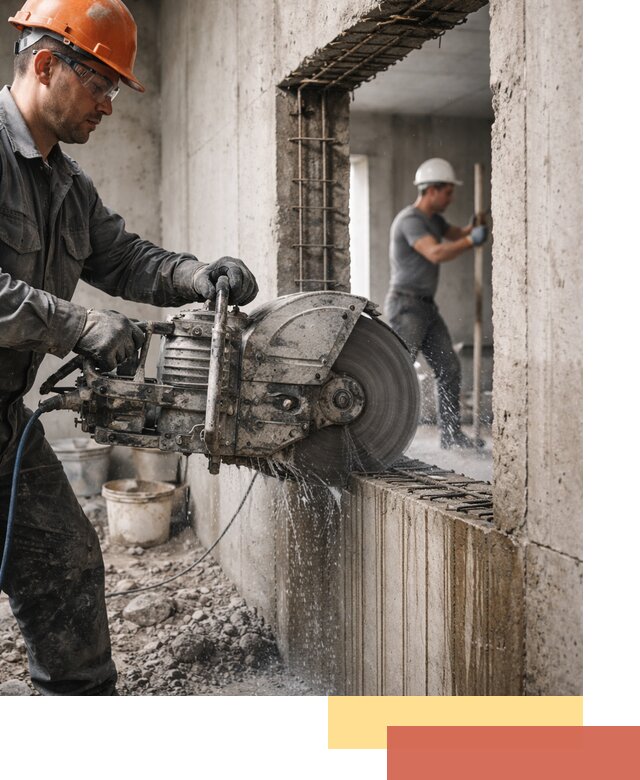 Алмазная резка проемов в Сибае быстро и точно