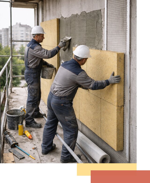 Утепление стен зданий и домов в Сибае качественно и надежно