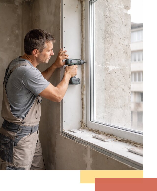 Монтаж гипсокартонных откосов в Сибае под ключ