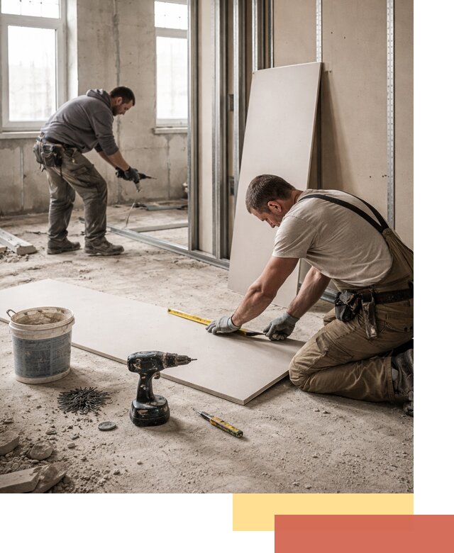 Кладка перегородок из ПГП под ключ в Сибае