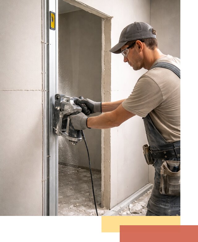 Устройство дверного проема в перегородке в Сибае