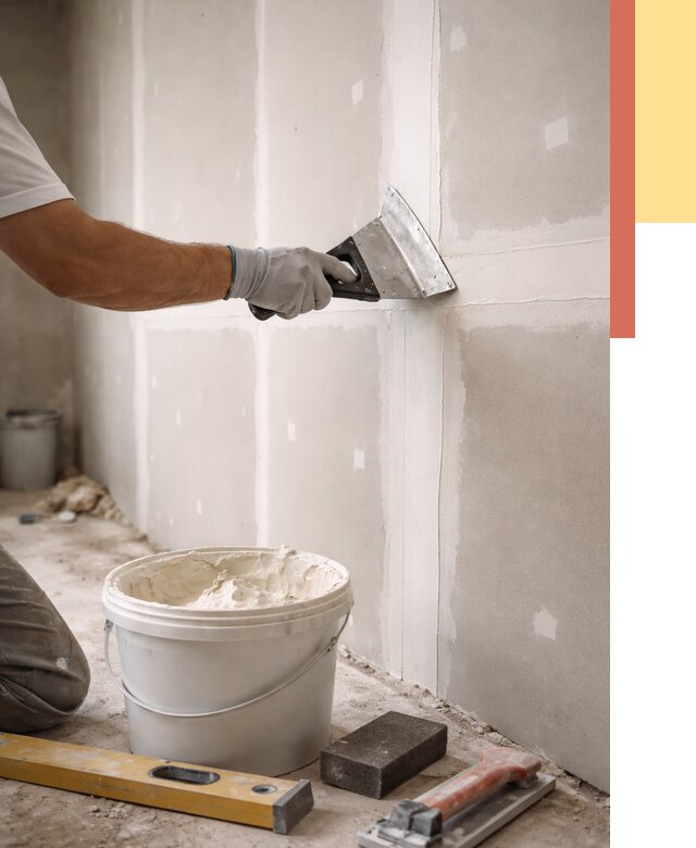 Шпаклевка перегородок из гипсокартона в Сибае от 2569 руб. — услуги ОТДЕЛОЧНИК-Сба