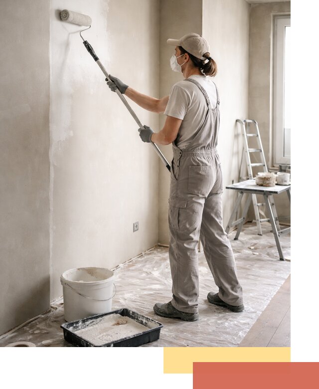 Покраска перегородок из гипсокартона в Сибае качественно и недорого