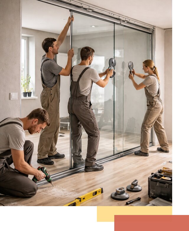 Изготовление стеклянных перегородок на заказ в Сибае