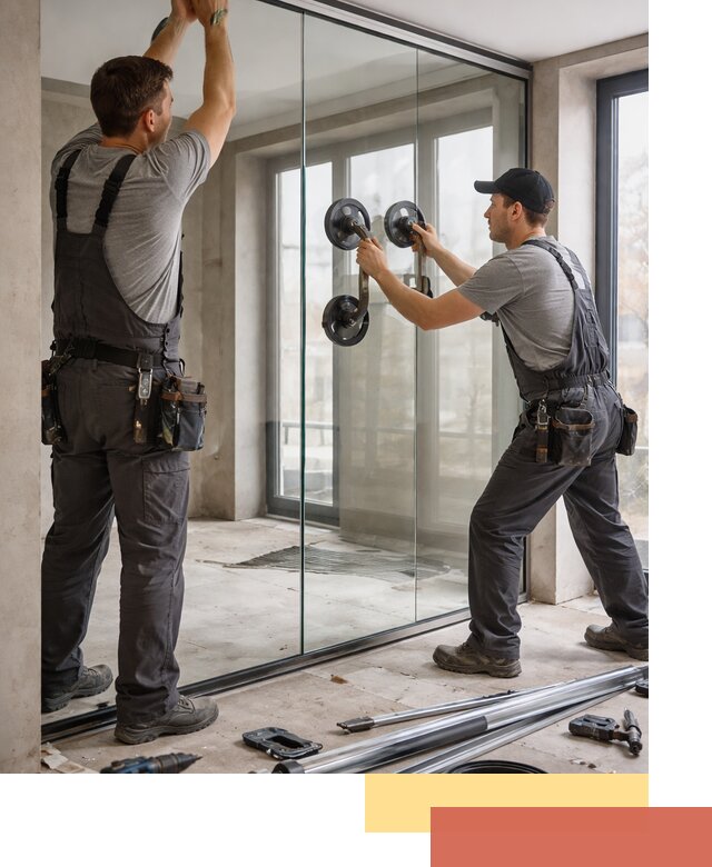 Цельностеклянные перегородки под ключ в Сибае