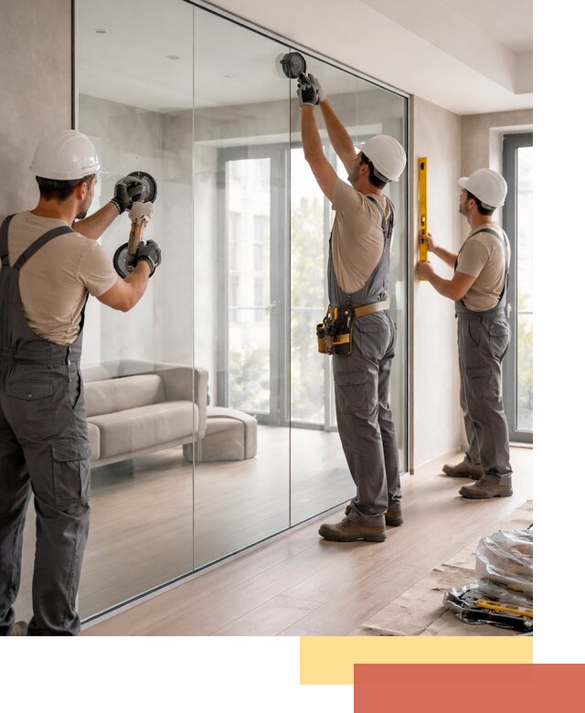 Перегородки из закаленного стекла в Сибае для офисов и квартир