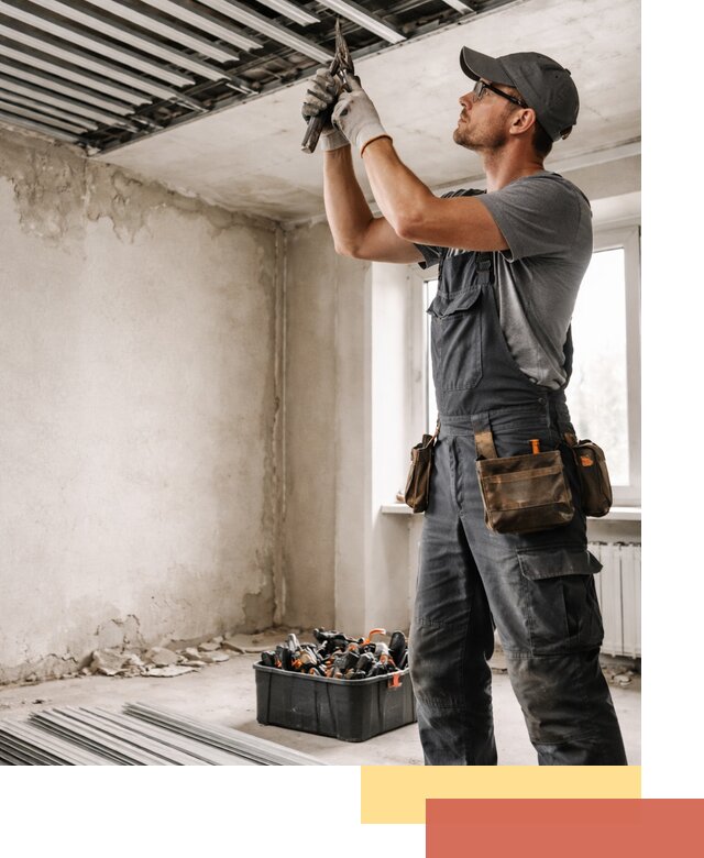 Демонтаж реечного потолка в Сибае быстро и аккуратно