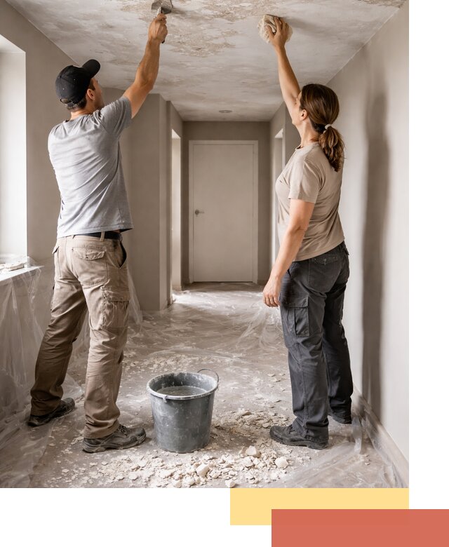 Удаление побелки с потолка в Сибае — быстро и аккуратно