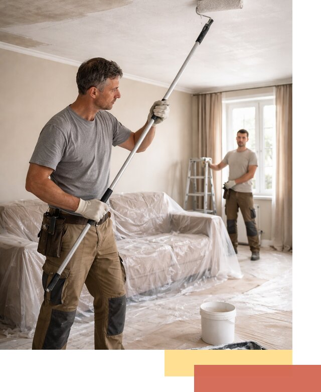 Грунтовка потолка в Сибае — подготовка под покраску и отделку