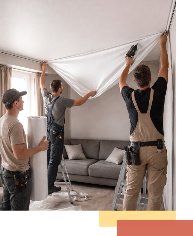 Монтаж сатинового натяжного потолка в Сибае качественно и быстро