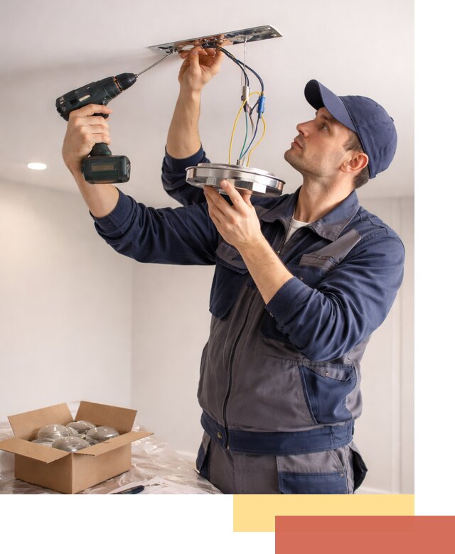 Установка люстры в натяжной потолок в Сибае