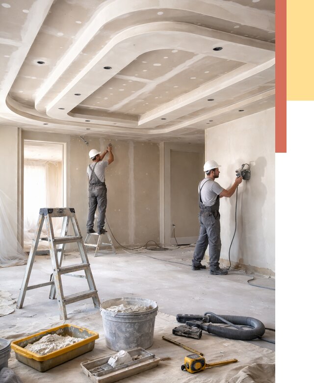 Многоуровневый потолок из гипсокартона в Сибае от 771 руб. под ключ | ОТДЕЛОЧНИК-Сба