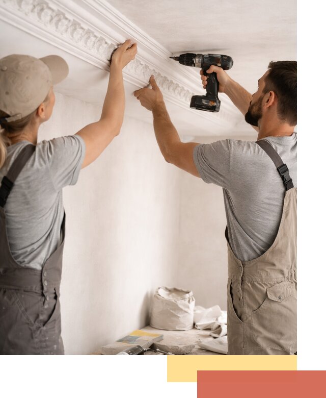 Профессиональный монтаж лепнины на потолок в Сибае