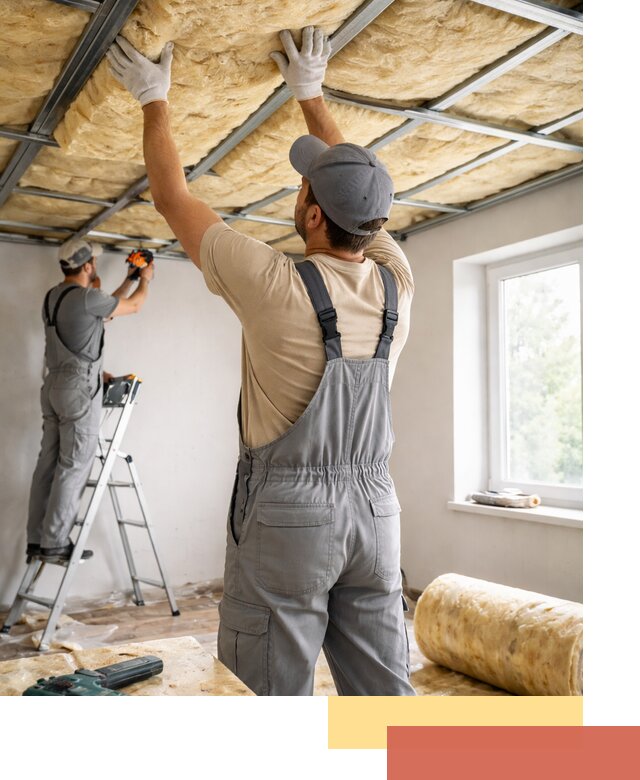 Утепление потолка под ключ в Сибае качественно и быстро