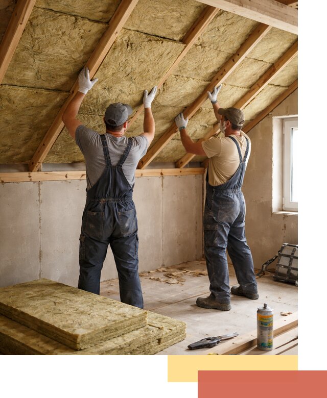 Утепление потолка минеральной ватой в Сибае