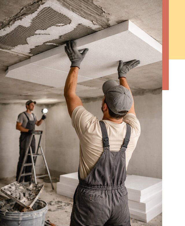 Утепление потолка пенопластом в Сибае от 4624 руб/м2 — недорого и быстро | ОТДЕЛОЧНИК-Сба