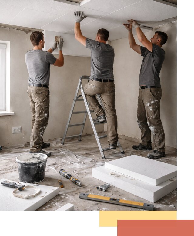 Утепление потолка пенопластом в Сибае быстро и качественно