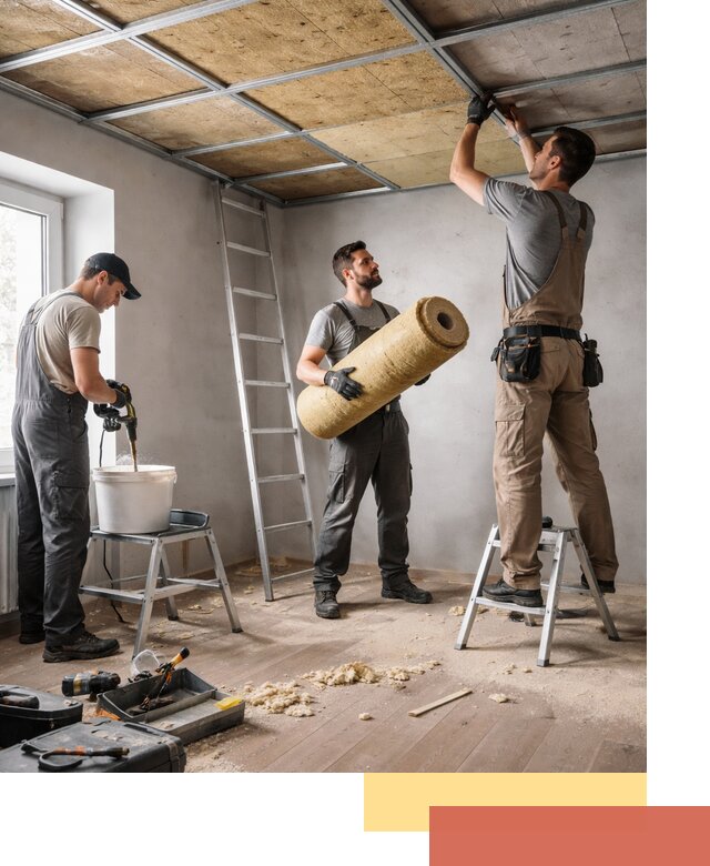 Шумоизоляция потолка в Сибае: профессиональный монтаж и отделка