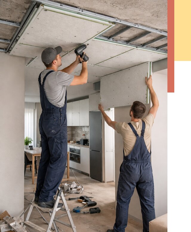 Шумоизоляция потолка панелями зипс в Сибае от 1901 руб. под ключ | ОТДЕЛОЧНИК-Сба